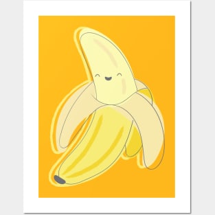 Kawaii Banana Posters and Art